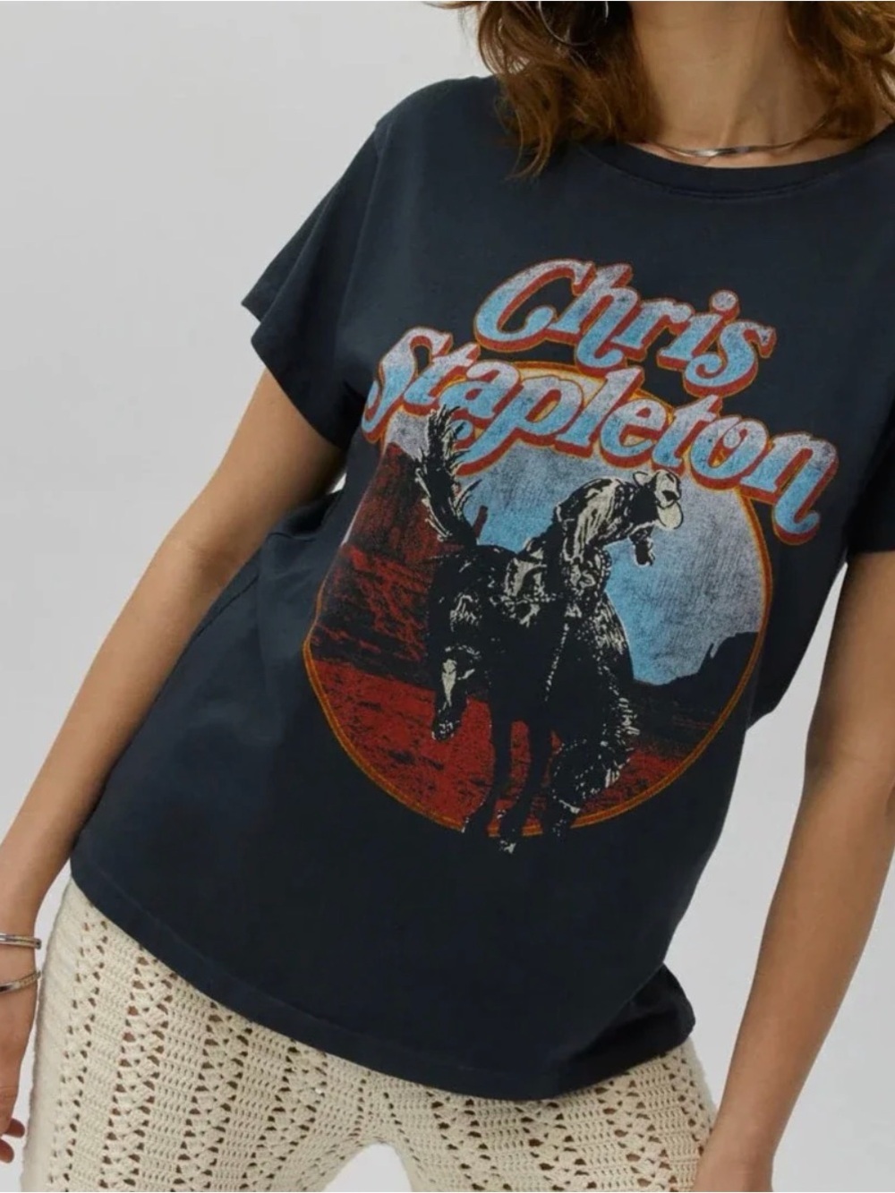 Daydreamer Chris Stapleton Horse And Canyons Tour Tee Sz XS